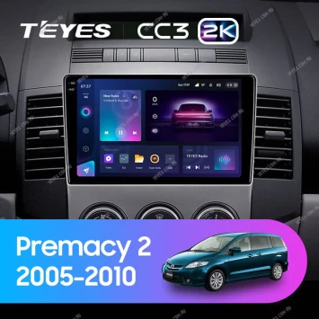 Штатная магнитола Teyes CC3 2K 4/64 Mazda Premacy 2 (2005-2010)