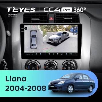 Штатная магнитола Teyes CC4 Pro 360 8/128 Suzuki Liana 1 (2004-2008)