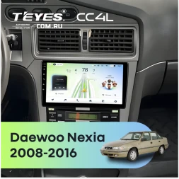 Штатная магнитола Teyes CC4L 6/64 с DTS Daewoo Nexia (2008-2016)