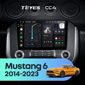 Штатная магнитола Teyes CC4 6/64 Ford Mustang VI S550 (2014-2023) F1