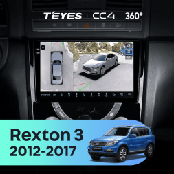 Штатная магнитола Teyes CC4 360 6/64 SsangYong Rexton Y290 3 (2012-2017)