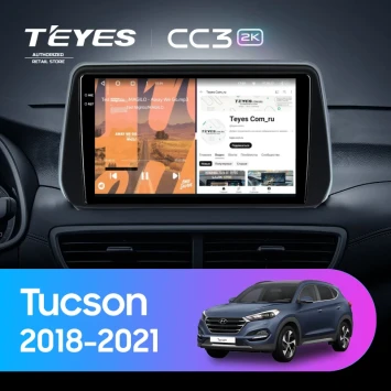 Штатная магнитола Teyes CC3 2K 4/64 Hyundai Tucson (2018-2021)