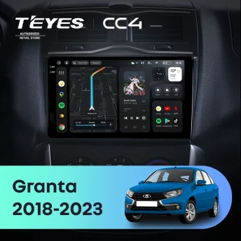 Штатная магнитола Teyes CC4 6/64 Lada Granta Cross (2018-2023)