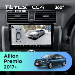 Штатная магнитола Teyes CC4 360 6/64 Toyota Allion (2017-2021)