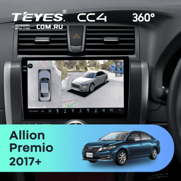 Штатная магнитола Teyes CC4 360 6/64 Toyota Allion (2017-2021)