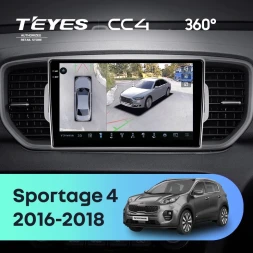 Штатная магнитола Teyes CC4 360 8/128 Kia Sportage 4 QL (2016-2018) Тип-A
