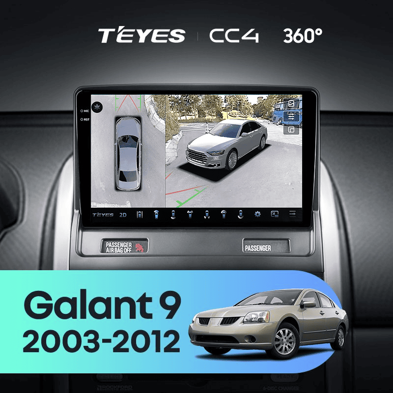 Штатная магнитола Teyes CC4 360 8/128 Mitsubishi Galant 9 (2003-2012)