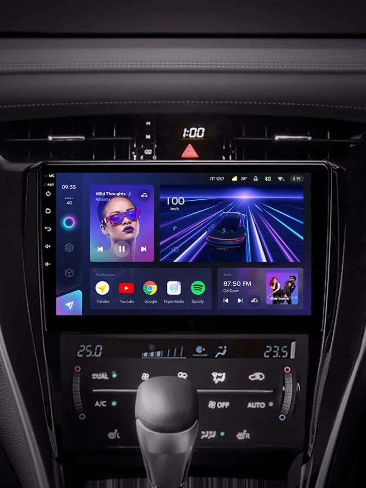 Штатная магнитола Teyes CC3 4/32 Toyota Harrier XU60 (2013-2020) F1