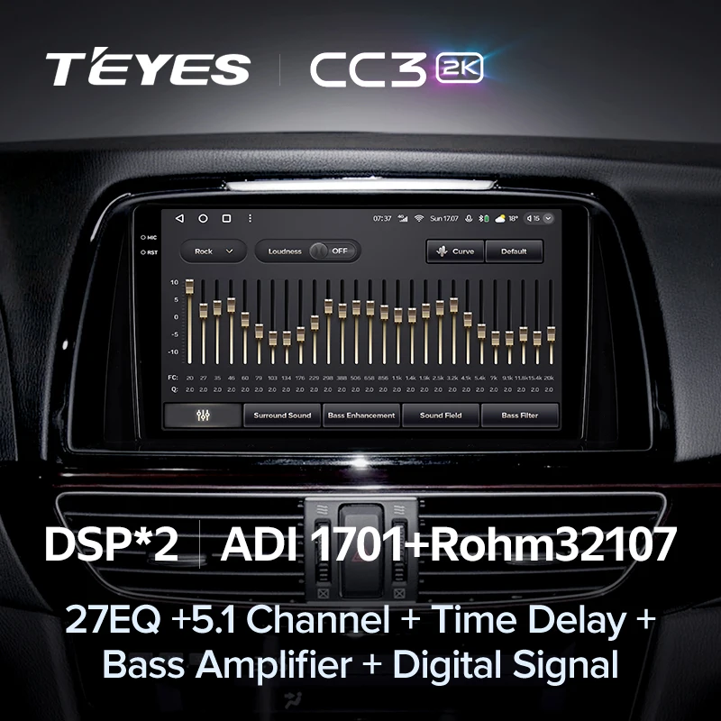 Штатная магнитола Teyes CC3 2K 6/128 Mazda Atenza 3 (2012-2017) Тип-B Правый руль