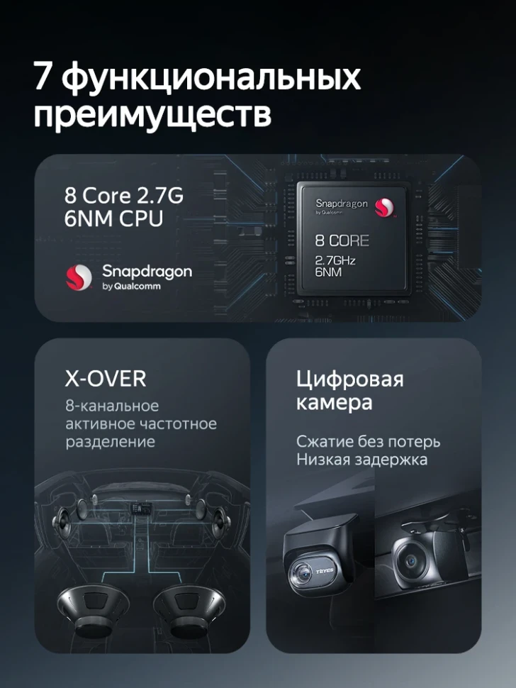 Штатная магнитола Teyes CC4 Pro 12/256 Land Rover Freelander 1 (2003-2006)
