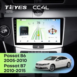 Штатная магнитола Teyes CC4L 4/64 Volkswagen Passat B7 (2010-2015)