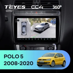 Штатная магнитола Teyes CC4 360 6/64 Volkswagen Polo 5 (2008-2020) F1