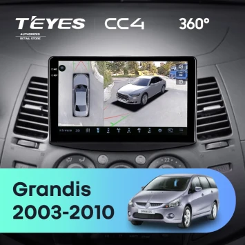Штатная магнитола Teyes CC4 360 8/128 Mitsubishi Grandis 1 (2003-2010) F1