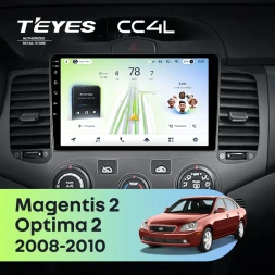 Штатная магнитола Teyes CC4L 4/64 Kia Optima 2 (2008-2010)