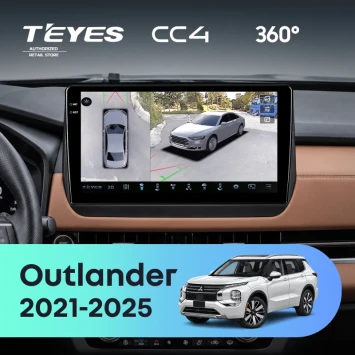 Штатная магнитола Teyes CC4 360 8/128 Mitsubishi Outlander GN0W (2021-2025) F1