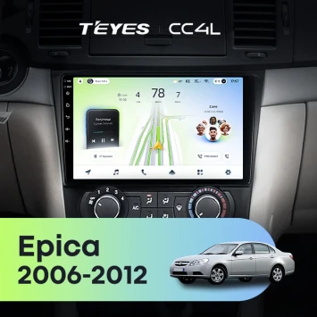 Штатная магнитола Teyes CC4L 6/64 с DTS Chevrolet Epica 1 (2006-2012)