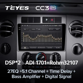 Штатная магнитола Teyes CC3 2K 4/64 Ford Expedition 3 U3242 U3542 U324 U354 (2006-2017)