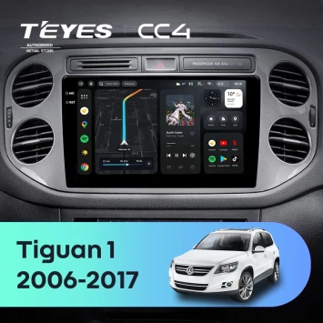 Штатная магнитола Teyes CC4 6/64 Volkswagen Tiguan 1 NF (2011-2017) F1