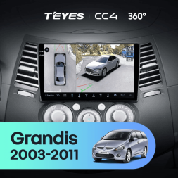 Штатная магнитола Teyes CC4 360 8/128 Mitsubishi Grandis 1 (2003-2011) F2