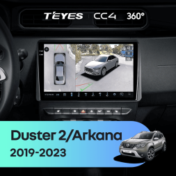 Штатная магнитола Teyes CC4 360 8/128 Renault Arkana (2020-2023) F1
