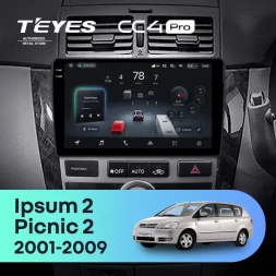 Штатная магнитола Teyes CC4 Pro 12/256 Toyota Ipsum 2 ACM20 (2001-2009)