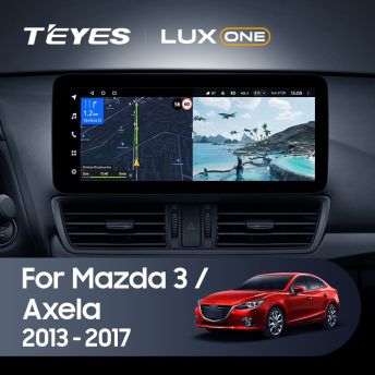 Штатная магнитола Teyes LUX ONE 4/32 Mazda Axela 3 (2013-2017) Тип-A Правый руль
