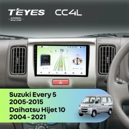 Штатная магнитола Teyes CC4L 6/64 с DTS Daihatsu Hijet 10 (2004-2021)