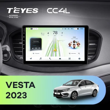 Штатная магнитола Teyes CC4L 6/64 с DTS LADA Vesta (2023-2026) F2 Тип-A