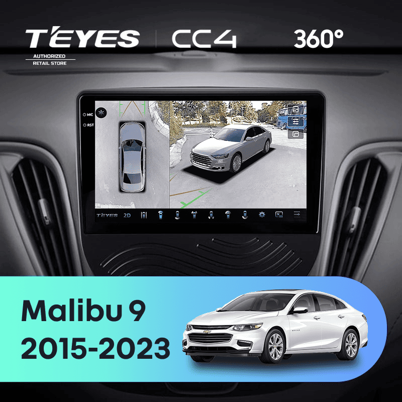 Штатная магнитола Teyes CC4 360 6/64 Chevrolet Malibu 9 (2015-2023) F2