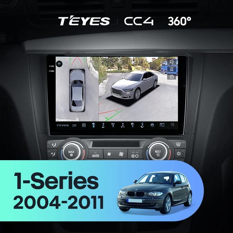 Штатная магнитола Teyes CC4 360 8/128 BMW 1 серия E88 E82 E81 E87 (2004-2011) F2