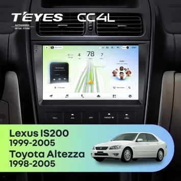 Штатная магнитола Teyes CC4L 4/64 Toyota Altezza XE10 (1998-2005)