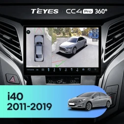 Штатная магнитола Teyes CC4 Pro 360 8/128 Hyundai i40 (2011-2019) (11")