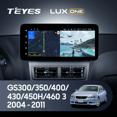 Штатная магнитола Teyes LUX ONE 4/32 Lexus GS300 350 400 430 450h 460 3 S190 (2004-2011)
