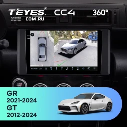 Штатная магнитола Teyes CC4 360 8/128 Toyota GR 86 ZN8 GT 86 ZN6 (2012-2021)