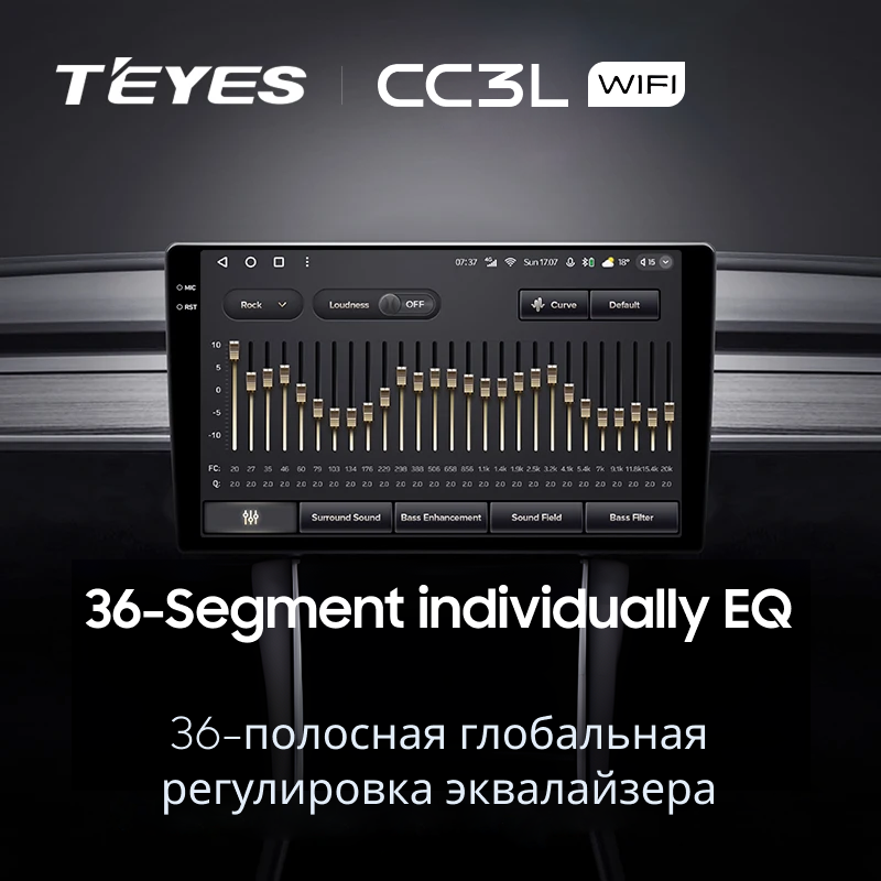 Штатная магнитола Teyes CC3L WiFi 2/32 Nissan Fuga (2004-2009) F1