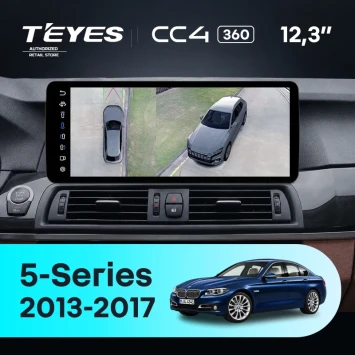 Штатная магнитола Teyes CC4 12.3" 360 6/64 BMW 5-Series F10 F11 (NBT) (2013-2017) Universal