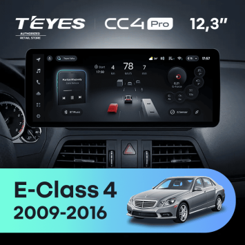 Штатная магнитола Teyes CC4 Pro 12.3" 12/256 Mercedes-Benz E-Class 4 W212 S207 A207 S212 C207 (NTG 4.0) (2009-2016) Universal