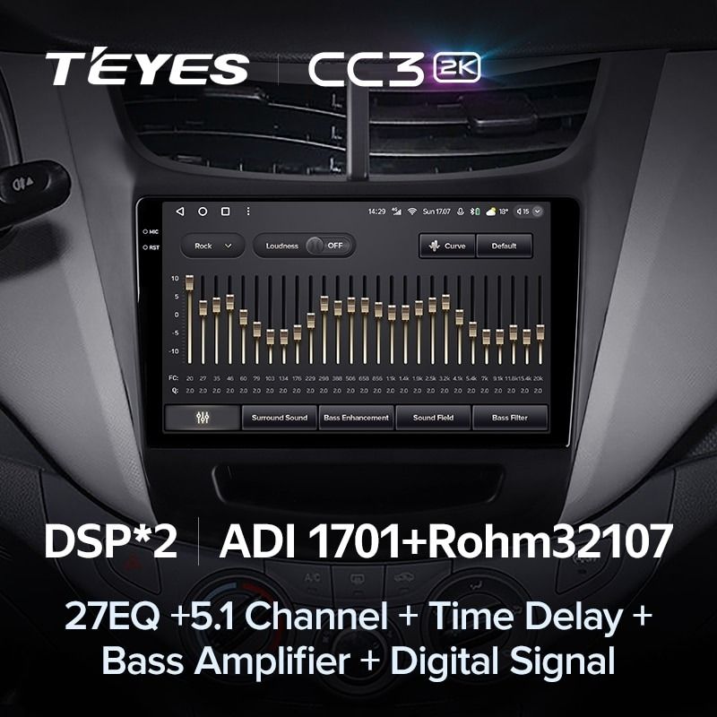 Штатная магнитола Teyes CC3 2K 6/128 Chevrolet Sail (2015-2018)