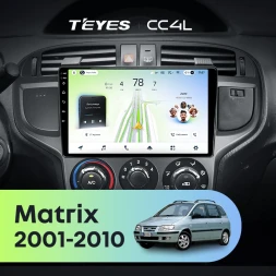 Штатная магнитола Teyes CC4L 6/64 с DTS Hyundai Matrix (2001-2010)
