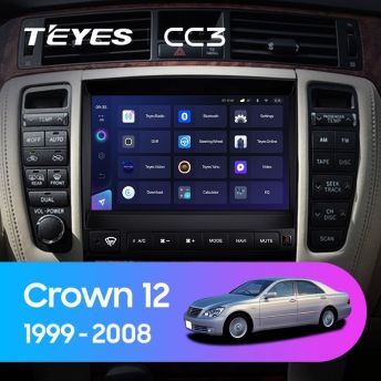 Штатная магнитола Teyes CC3 4/32 Toyota Crown 12 S180 (1999-2008)