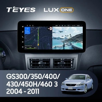 Штатная магнитола Teyes LUX ONE 6/128 Lexus GS300 350 400 430 450h 460 3 S190 (2004-2011)