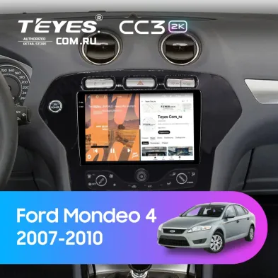 Штатная магнитола Teyes CC3 2K 360 6/128 Ford Mondeo 4 (2007-2010) F2