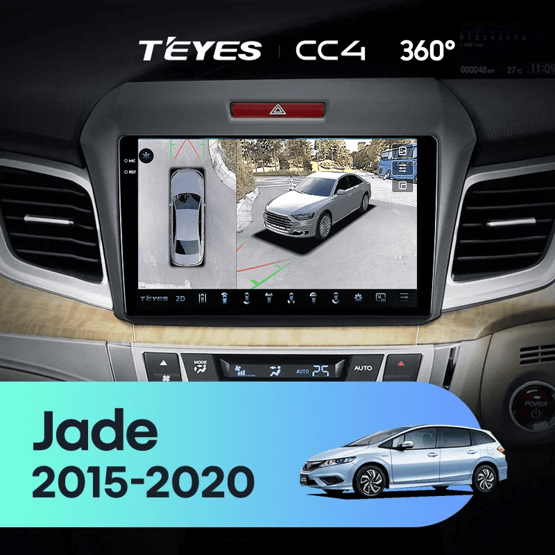 Штатная магнитола Teyes CC4 360 8/128 Honda Jade (2015-2020) Правый руль