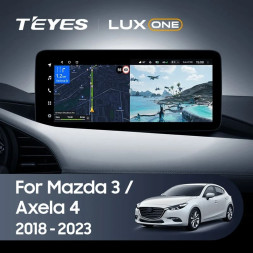 Штатная магнитола Teyes LUX ONE 6/128 Mazda 3 BP (2018-2023) Тип-B