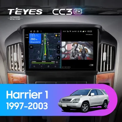 Штатная магнитола Teyes CC3 2K 360 6/128 Toyota Harrier 1 (XU10) (1997-2003) F2