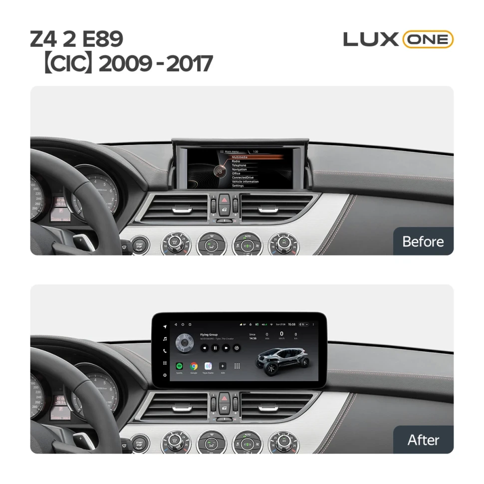 Переходная рамка BMW Z4 2 E89 (CIC) (2009-2017) (12,3")