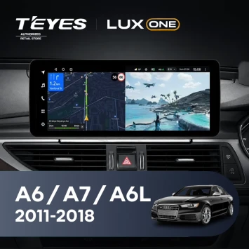 Штатная магнитола Teyes LUX ONE 360 6/128 Audi A7 4G (MHI2 System) (2014-2018) Правый руль