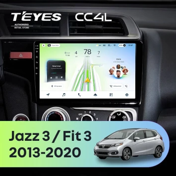 Штатная магнитола Teyes CC4L 6/64 с DTS Honda Jazz 3 (2013-2020) Тип-A