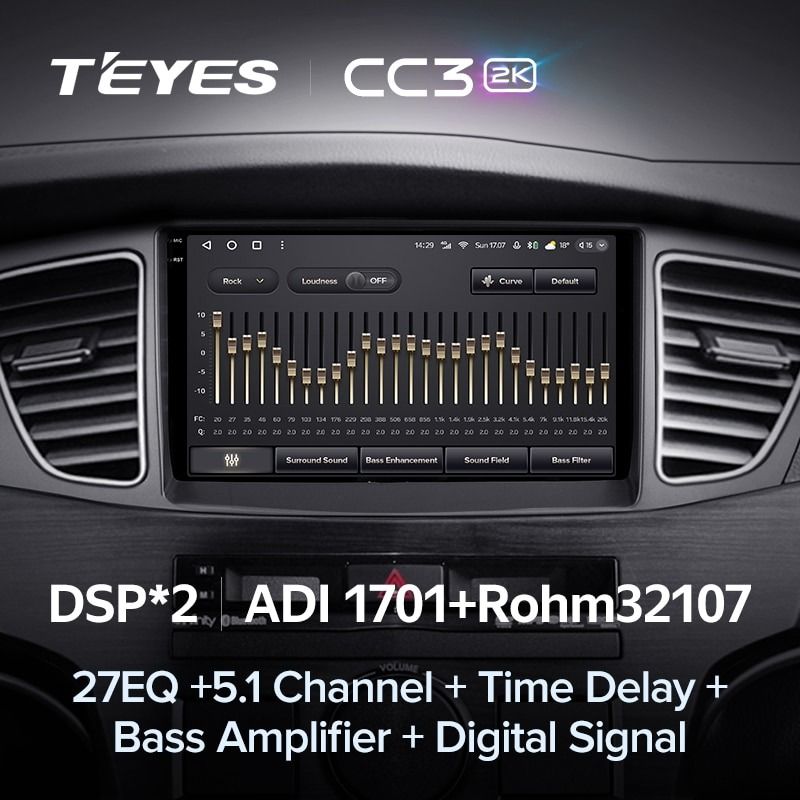 Штатная магнитола Teyes CC3 2K 360 6/128 Kia Cadenza K7 (2011-2012)