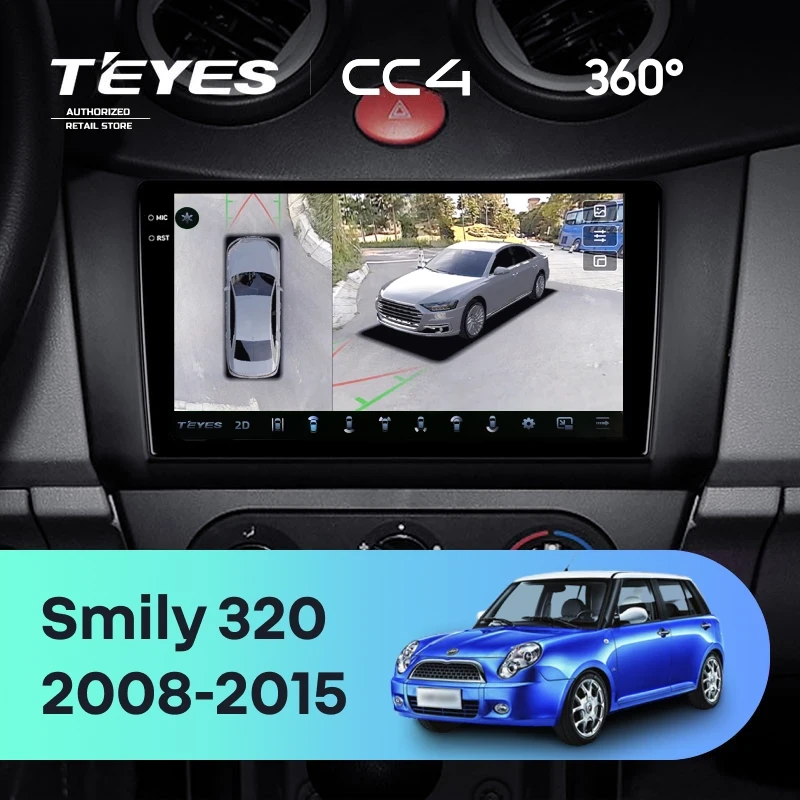 Штатная магнитола Teyes CC4 360 6/64 Lifan Smily 320 (2008-2015)